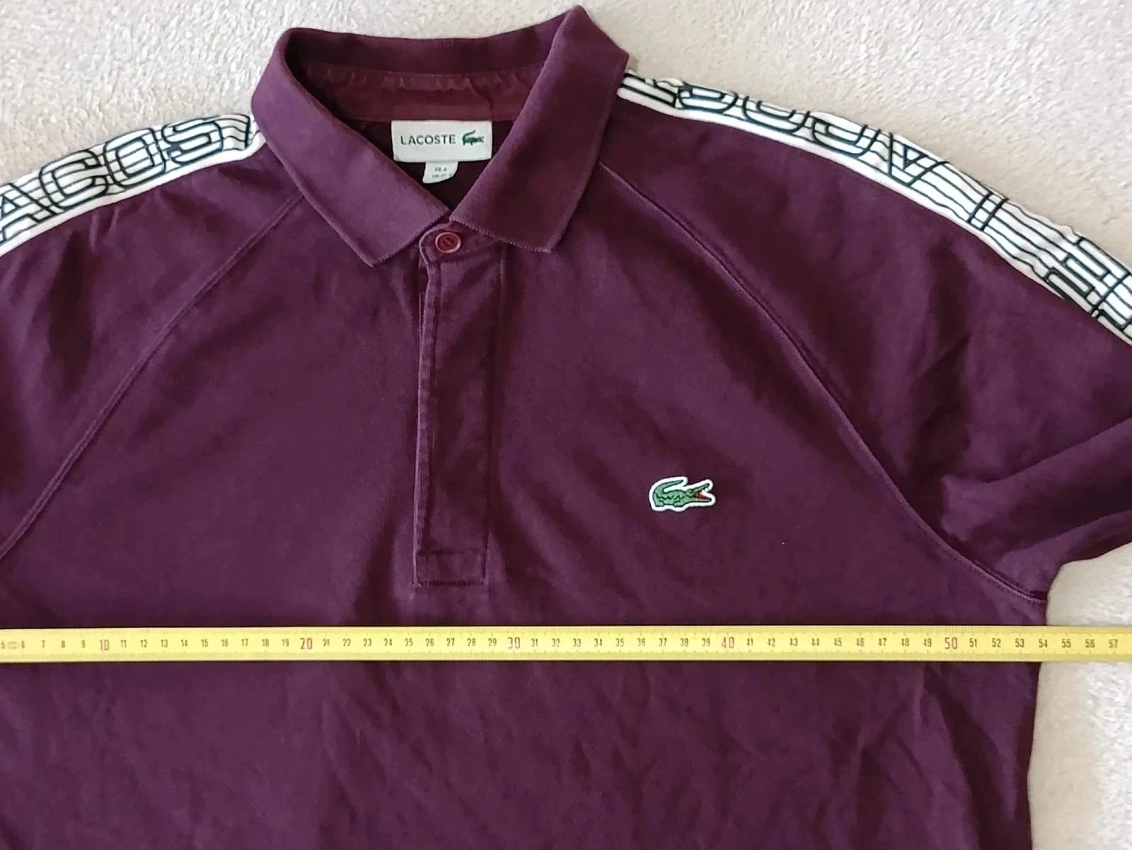 Polo Lacoste mangas largas burdeos Talla 4 – photo 17